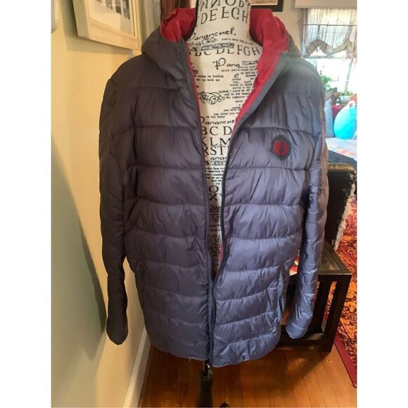 Hang Ten Women's Full Zip Lightweight Gray Hooded Soft Shell Jacket Coat - Picture 1 of 7